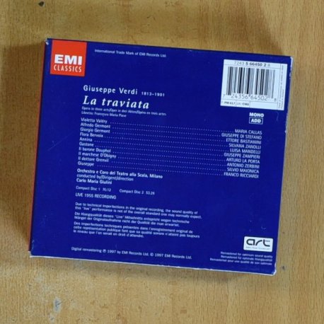 VERDI - LA TRAVIATA - CD