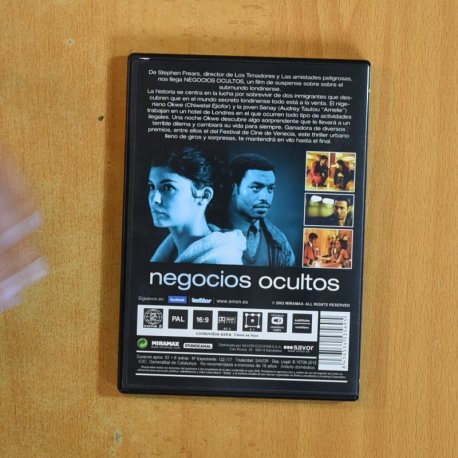 NEGOCIOS OCULTOS - DVD