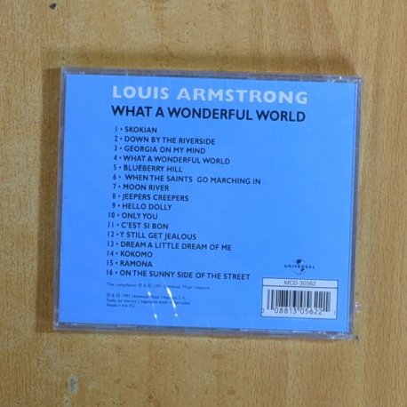 LOUIS ARMSTRONG - WHAT A WONDERFUL WORLD - CD