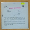 DAVID OISTRAKH - RECITAL DE VIOLIN - SINGLE