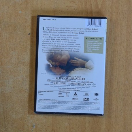 MEMORIAS DE AFRICA - DVD