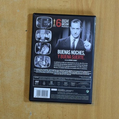 BUENAS NOCHES Y BUENA SUERTE - DVD