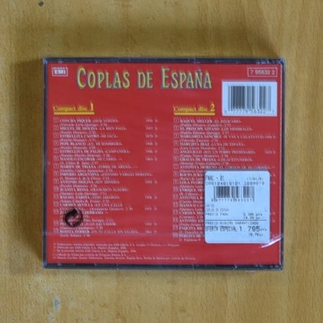 VARIOS - COPLAS DE ESPAÑA - CD