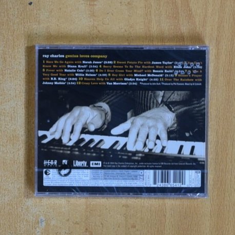 RAY CHARLES - GENIUS LOVES COMPANY - CD