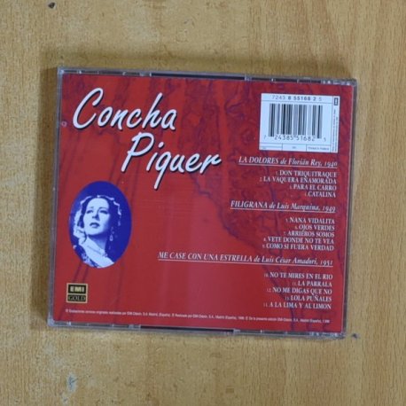 CONCHA PIQUER - EN EL CINE - CD