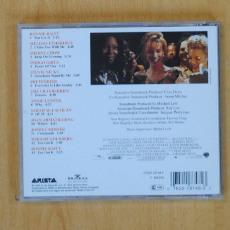 VARIOS - BOYS ON THE SIDE - CD