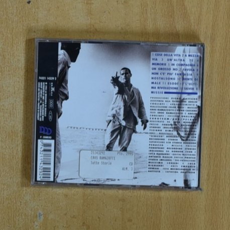 EROS RAMAZZOTTI - TUTTE STORIE - CD