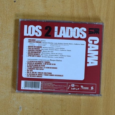 VARIOS - LOS 2 LADOS DE LA CAMA - CD