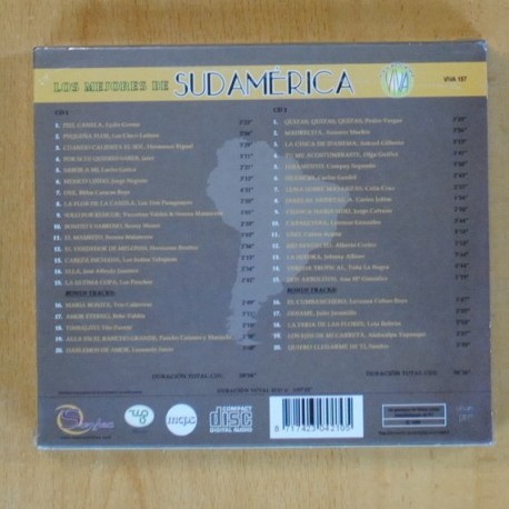 VARIOS - LOS MEJORES DE SUDAMERICA - 2 CD