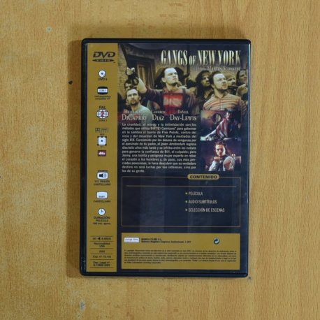 GANGS OF NEW YORK - DVD