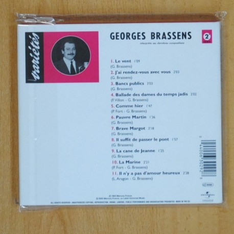 GEORGES BRASSENS - BRASSENS - CD