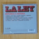 LA LEY - HISTORIAS E HISTERIA - CD