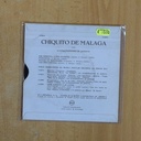 CHIQUITO DE MALAGA - ALEGRIAS + 3 - EP