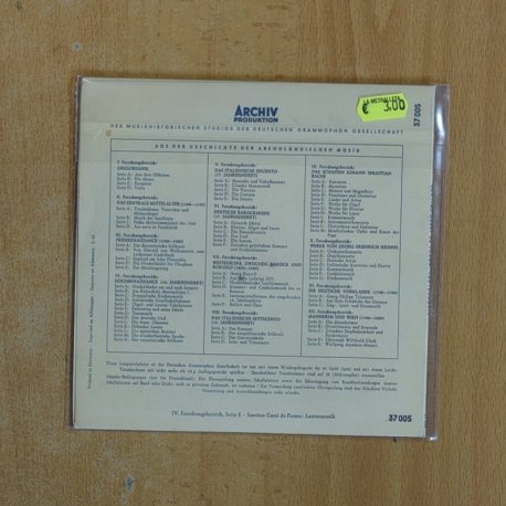 FORSCHUNGSBEREICH - HOCHRENAISSANCE - EP