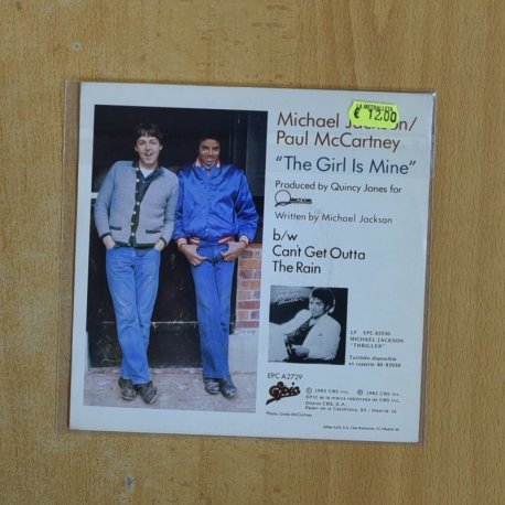 MICHAEL JACKSON / PAUL MCCARTNEY - THE GIRL IS MINE - SINGLE