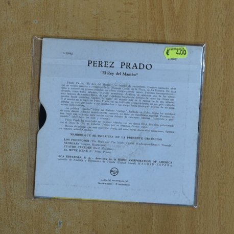 PEREZ PRADO - EL REY DEL MAMBO - EP