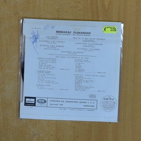 HERMANAS FLAMARIQUE - NAVARRA - EP