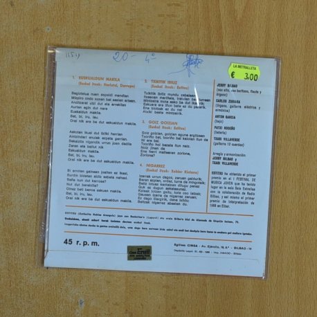 ESTITXU - ESKUALDUN MAKILA + 3 - EP