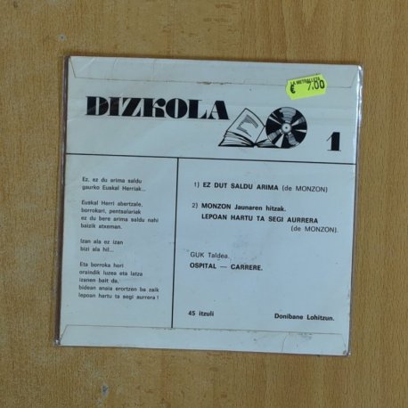 VARIOS - EZ DUT SALDU ARIMA - EP