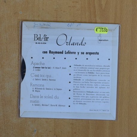 ORLANDO - APACHE + 3 - EP