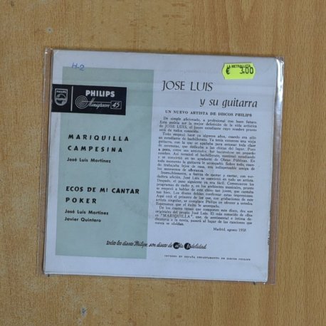 JOSE LUIS - MARIQUILLA + 3 - EP