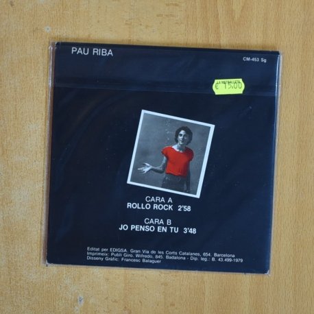 PAU RIBA - ROLLO ROCK / JOPENSO EN TU - SINGLE
