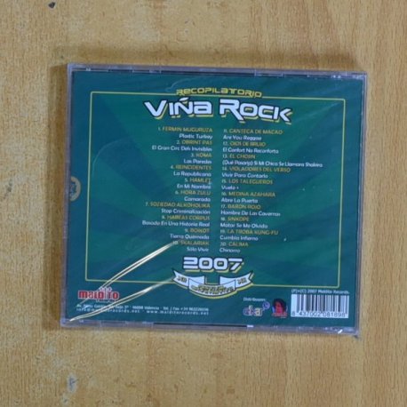 VARIOS - VIÑA ROCK RECOPILATORIO 2007 - CD