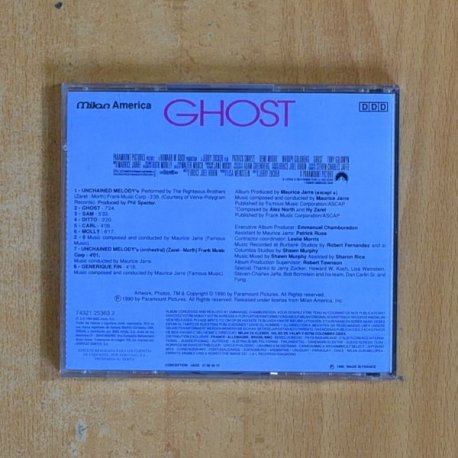 MAURICE JARRE - GHOST - CD