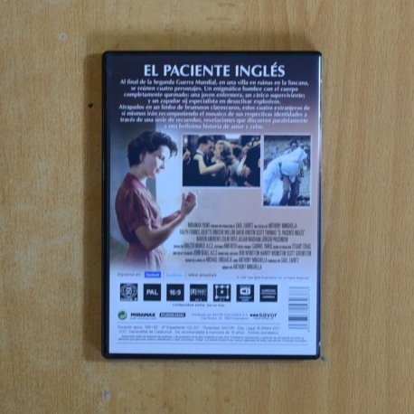 EL PACIENTE INGLES - DVD