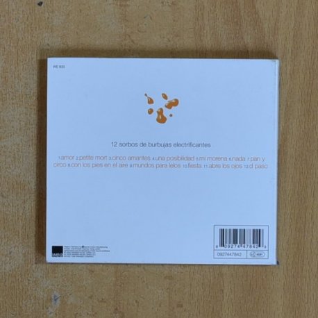 LA NARANJA CHINA - 12 SORBOS DE BURBUJAS ELECTRIFICANTES - CD