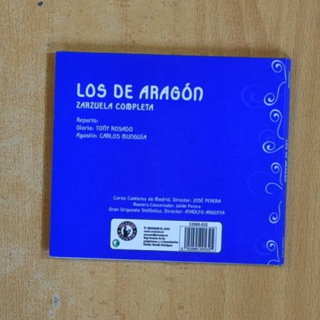JJ LORENTE / JOSE SERRANO - LOS DE ARAGON - CD