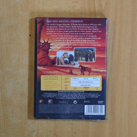 ELPLANETA DE LOS SIMIOS - DVD