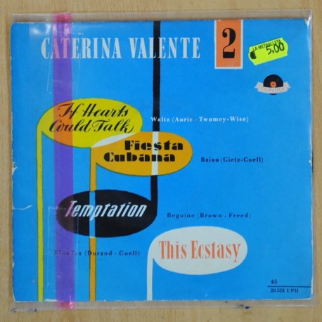 CATERINA VALENTE - IF HEARTS COULD TALK + 3 - EP