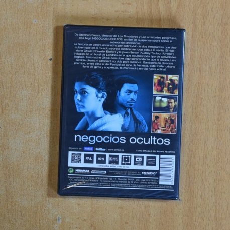 NEGOCIOS OCULTOS - DVD