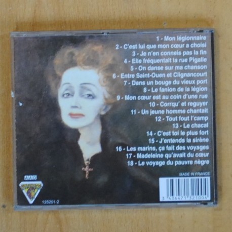EDITH PIAF - MON LEGIONNAIRE - CD
