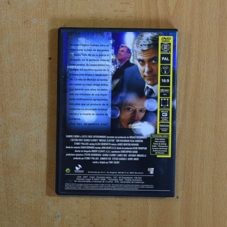 MICHAEL CLAYTON - DVD