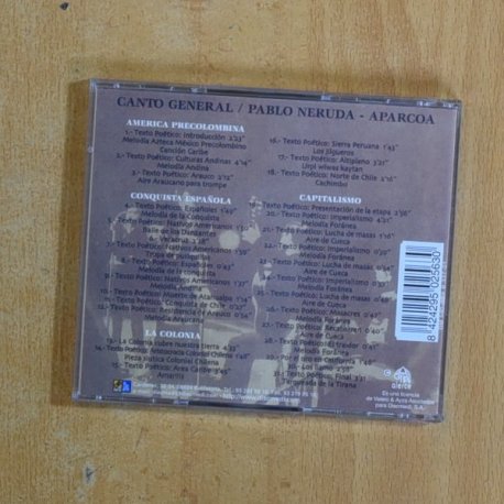 MARIO LORCA - CANTO GENERAL - CD