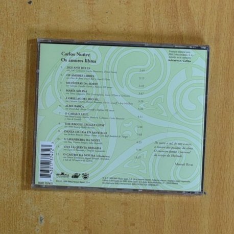 CARLOS NUÑEZ - OS AMORES LIBRES - CD