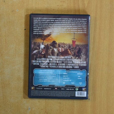 EL PLANETA DE LOS SIMIOS - DVD