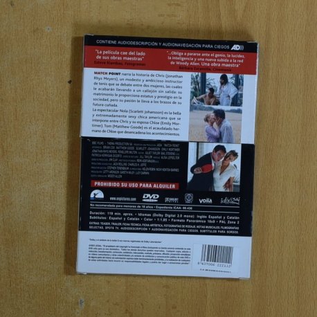 MATCH POINT - DVD