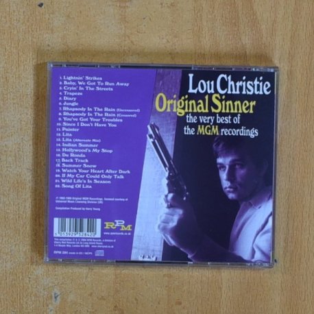 LOU CHRISTIE - ORIGINAL SINNER - CD