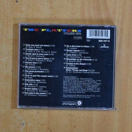 THE PLATTERS - GOLDEN HITS - CD