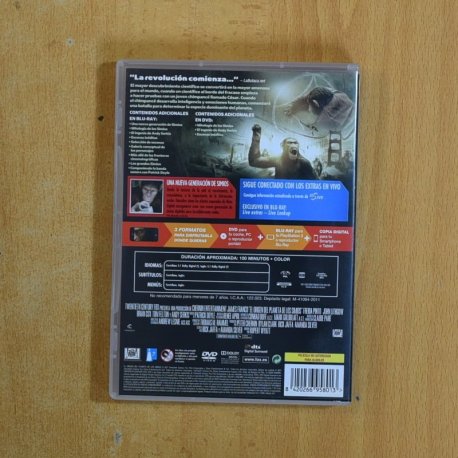 EL ORIGEN DEL PLANETA DE LOS SIMIOS - DVD + BLURAY
