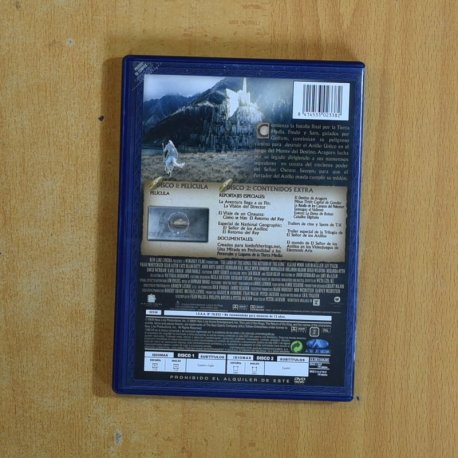 EL SEÑOR DE LOS ANILLOS EL RETORNO DEL REY - DVD
