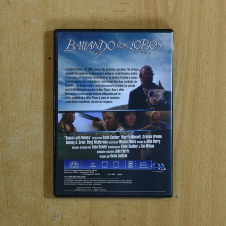 BAILANDO CON LOBOS - DVD