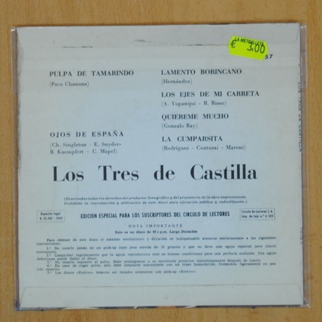 LOS TRES DE CASTILLA - PULPA DE TAMARINDO + 5 - EP