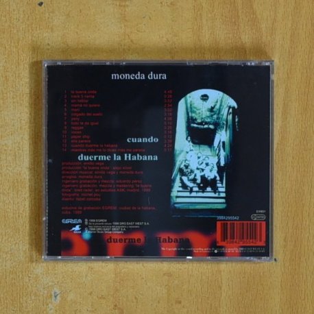 MONEDA DURA - CUANDO DUERME LA HABANA - CD