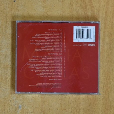 MARIA CALLAS - LA VOZ DEL SIGLO - CD