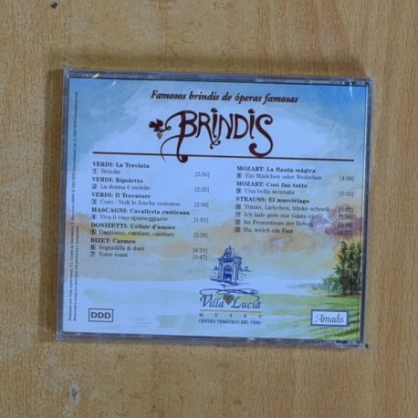 VARIOS - BRINDIS FAMOSOS BRINDIS DE OPERAS FAMOSAS - CD