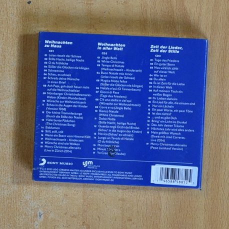 UDO JURGENS - DIE SCHONSJEN LIEDER ZUR WEIHNACHTSZEIT - CD